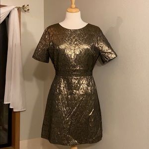 Astr Metallic Dress